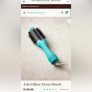 morccan oil 4 in 1 hair brush. NEW IN BOX!!!